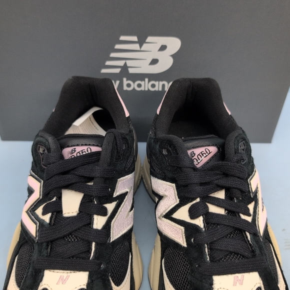 New Balance 9060 Unisex Running Sneakers Shoes M 6 W 7.5 Black Pink U9060JBR main image 9